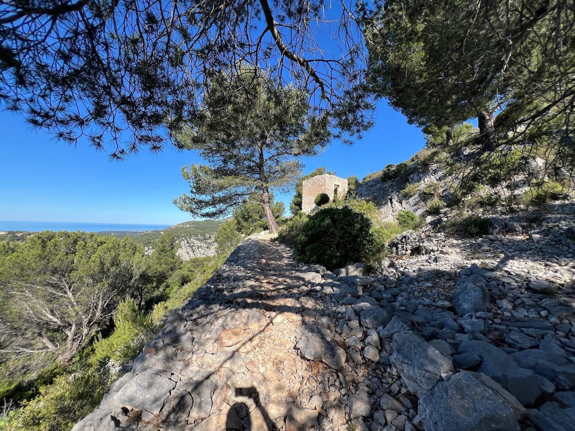 Paysage de Châteauvallon à Ollioules, lieu emblématique associé à la genèse de l’AFRECA (Association Française de Recherche en Éthologie Clinique et Anthropologique).